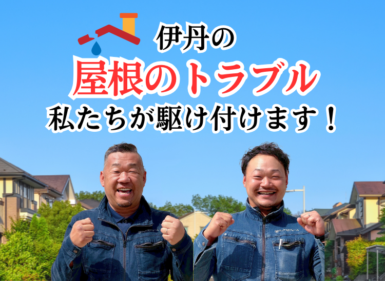 伊丹の屋根トラブル 私たちが駆け付けます